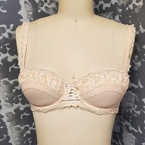 Pale Pink Lacy Bra